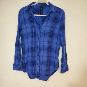 Seven Size Small Plaid Button Down Shirt